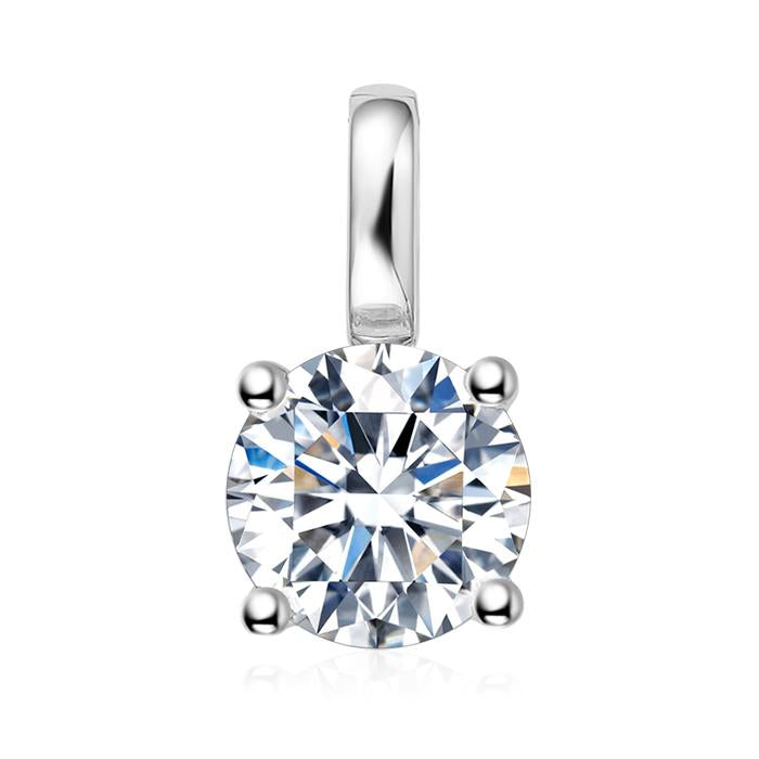 4-Prong Solitaire Diamond Pendant