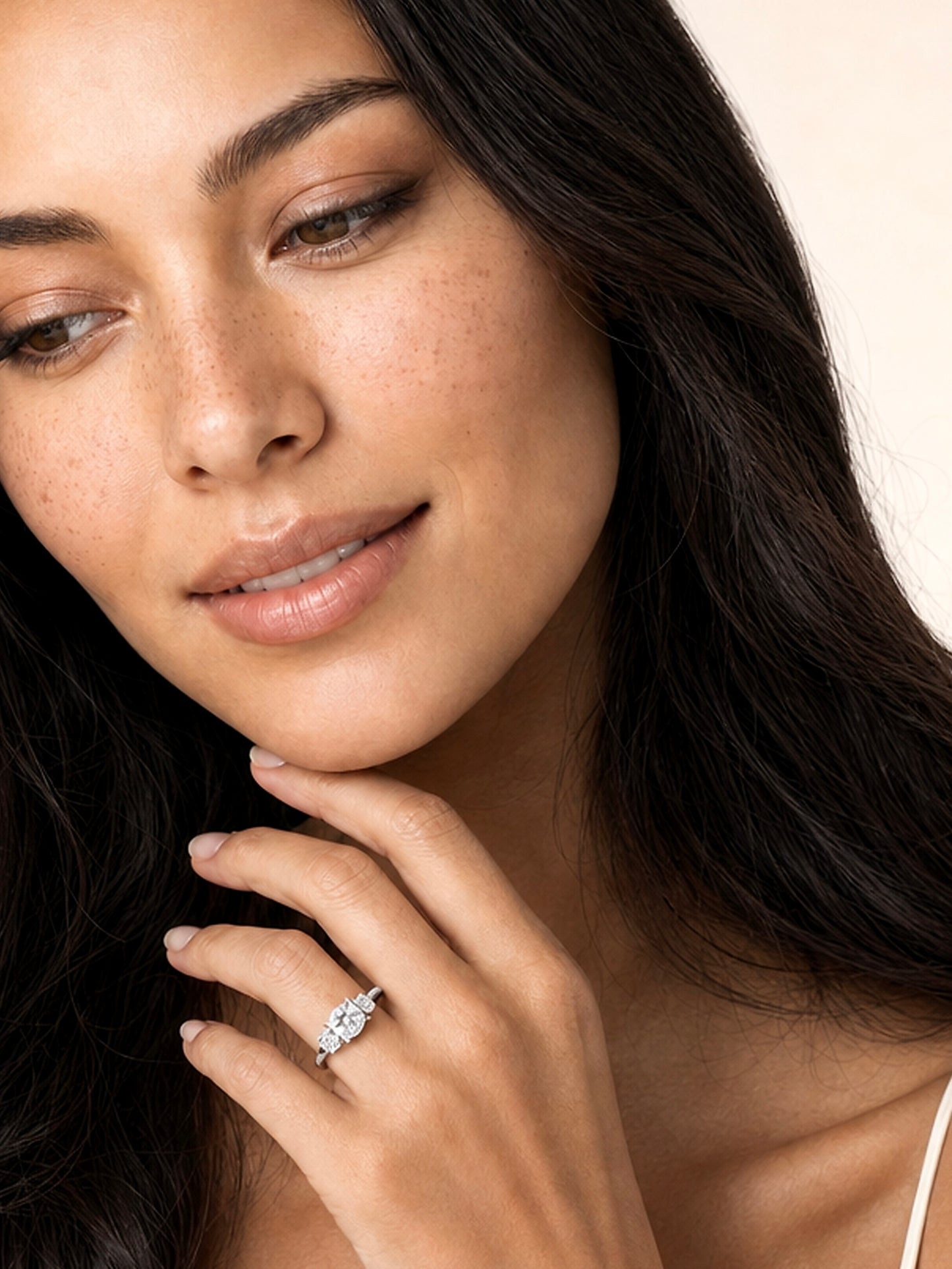 Three-Stone Diamond Ring