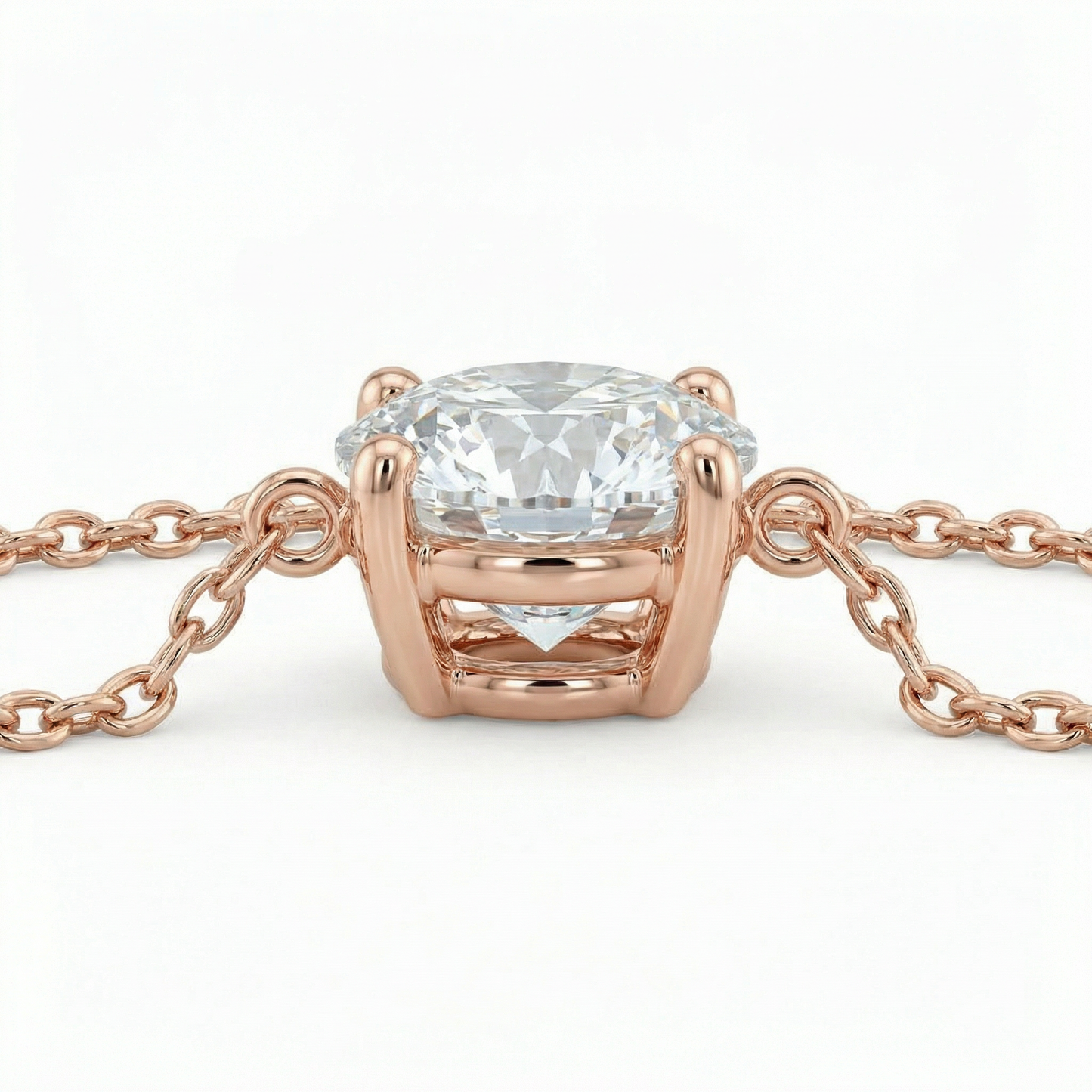 Floating Diamond Necklace