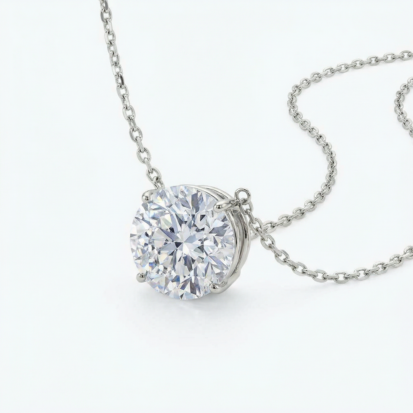 Floating Diamond Necklace