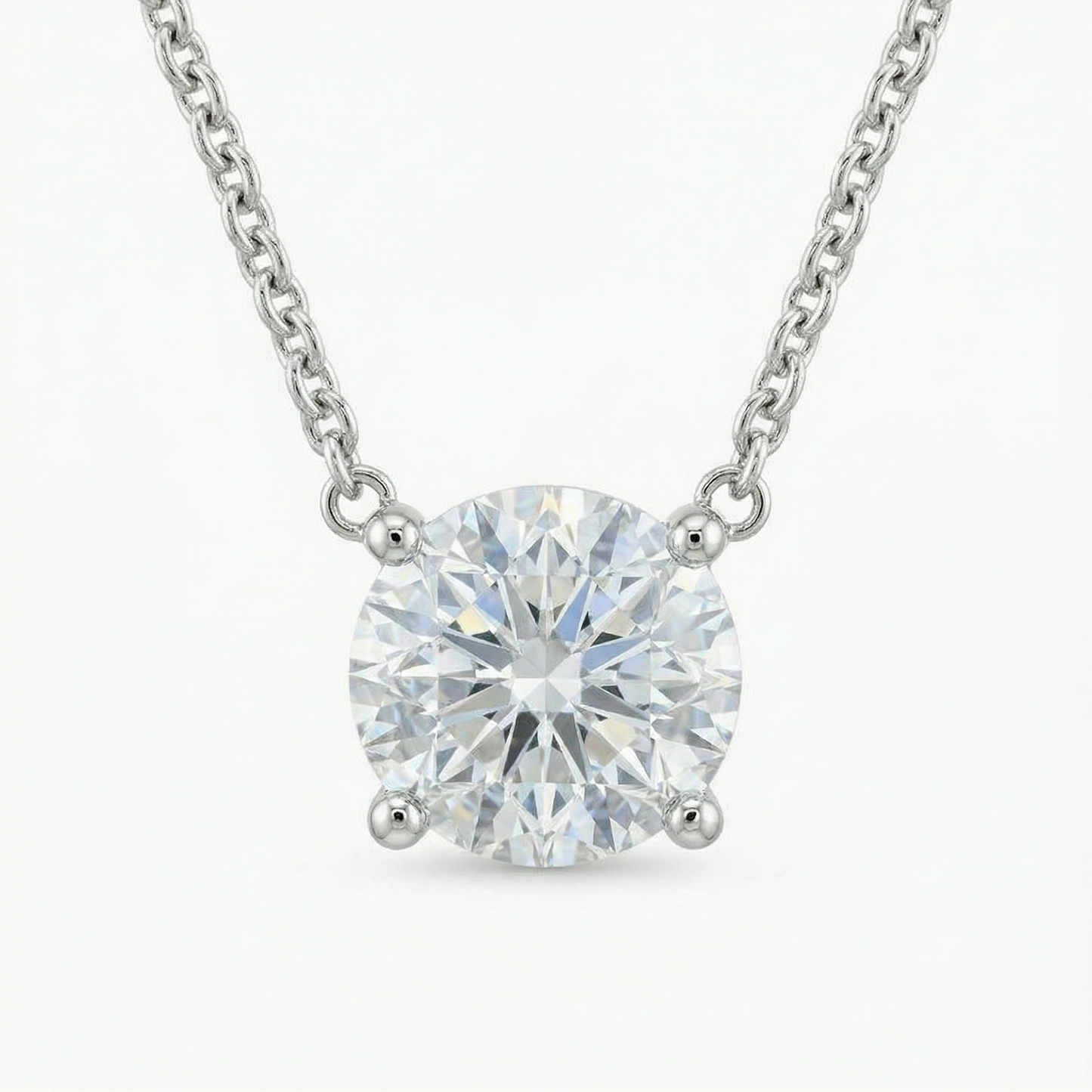 Floating Diamond Necklace