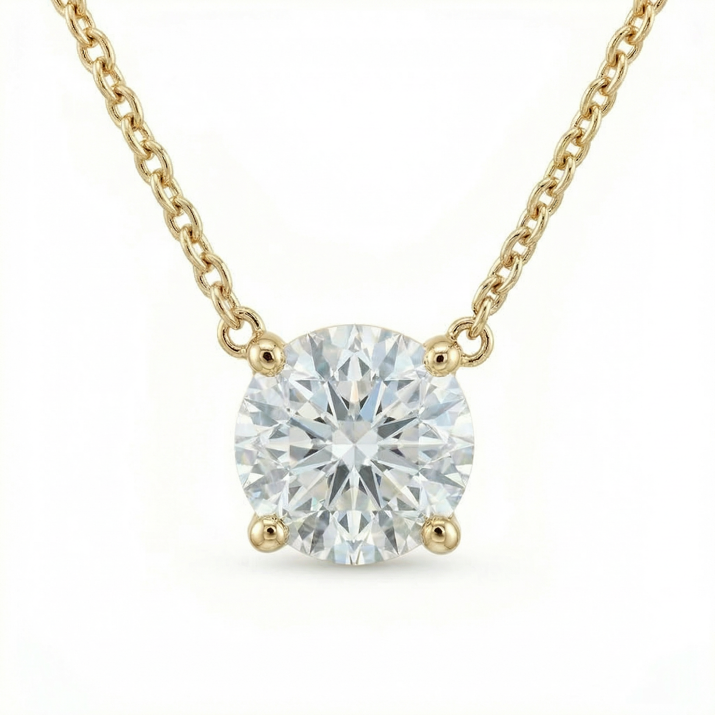 Floating Diamond Necklace