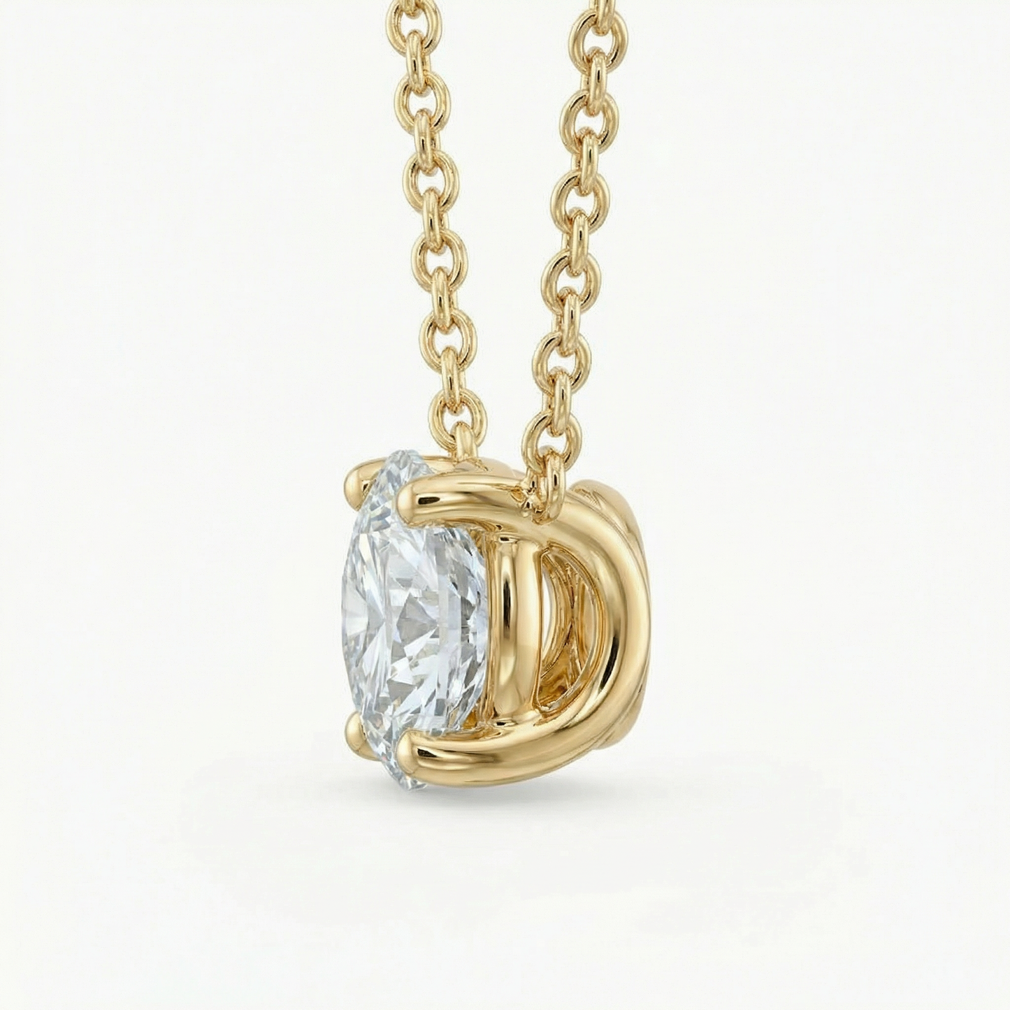 Floating Diamond Necklace