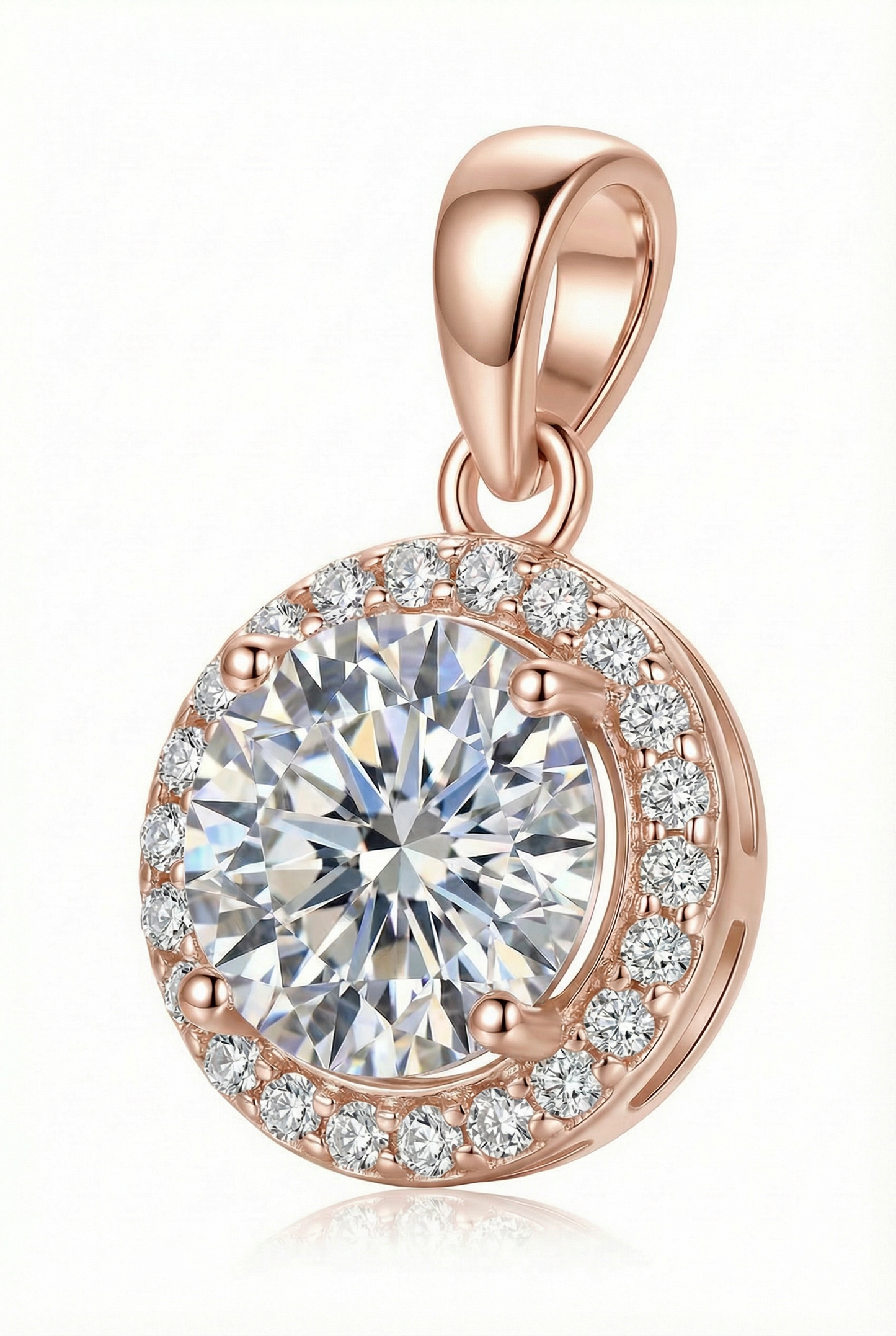 Halo Diamond Pendant