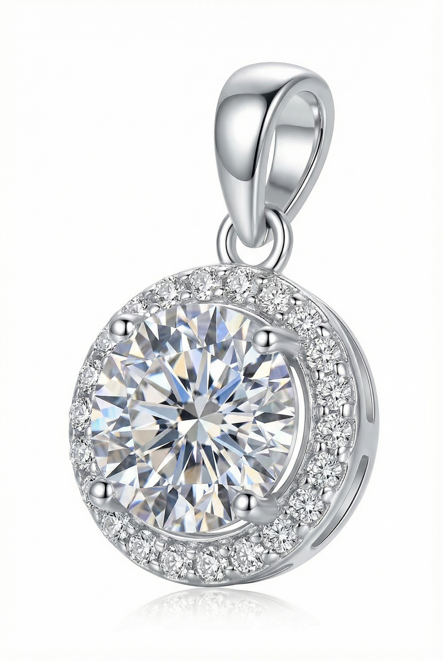 Halo Diamond Pendant