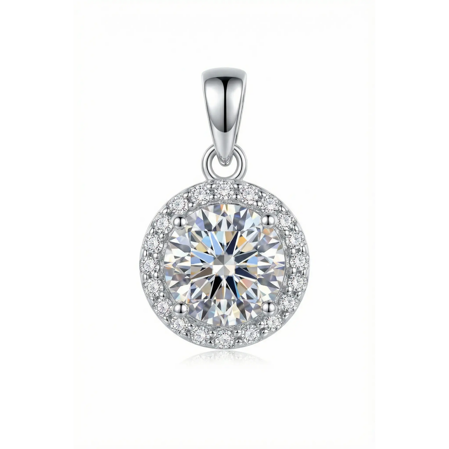 Halo Diamond Pendant