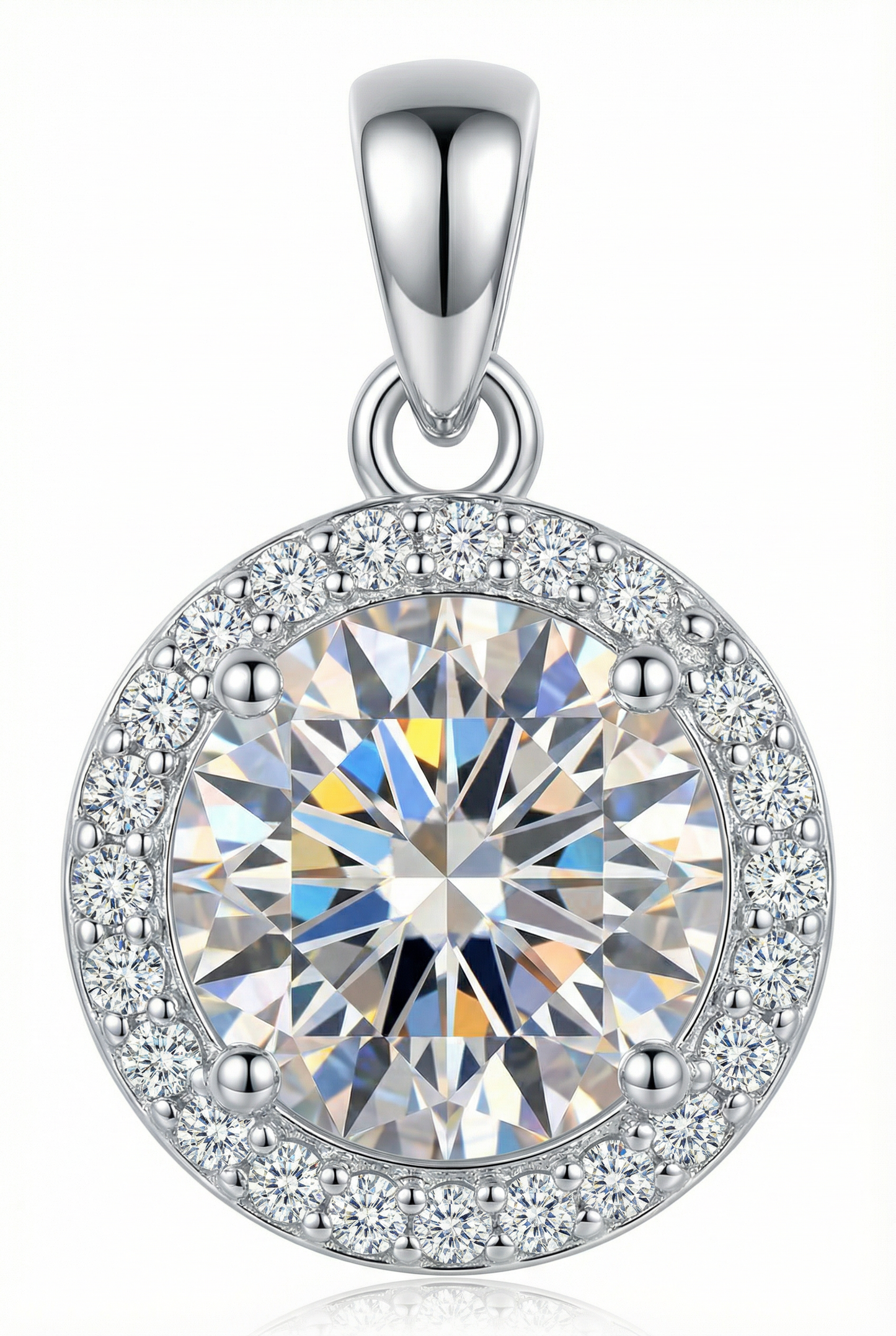 Halo Diamond Pendant