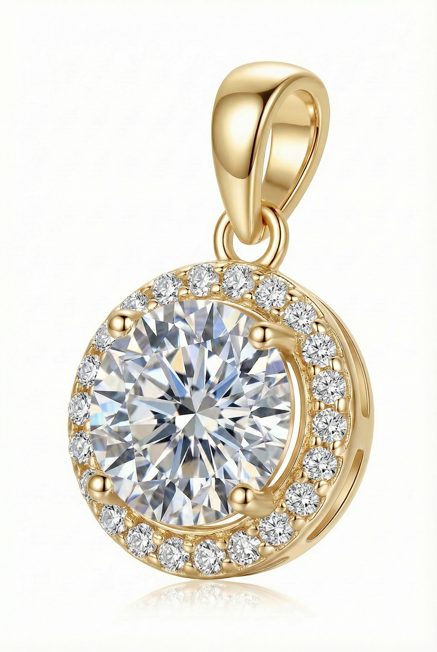 Halo Diamond Pendant