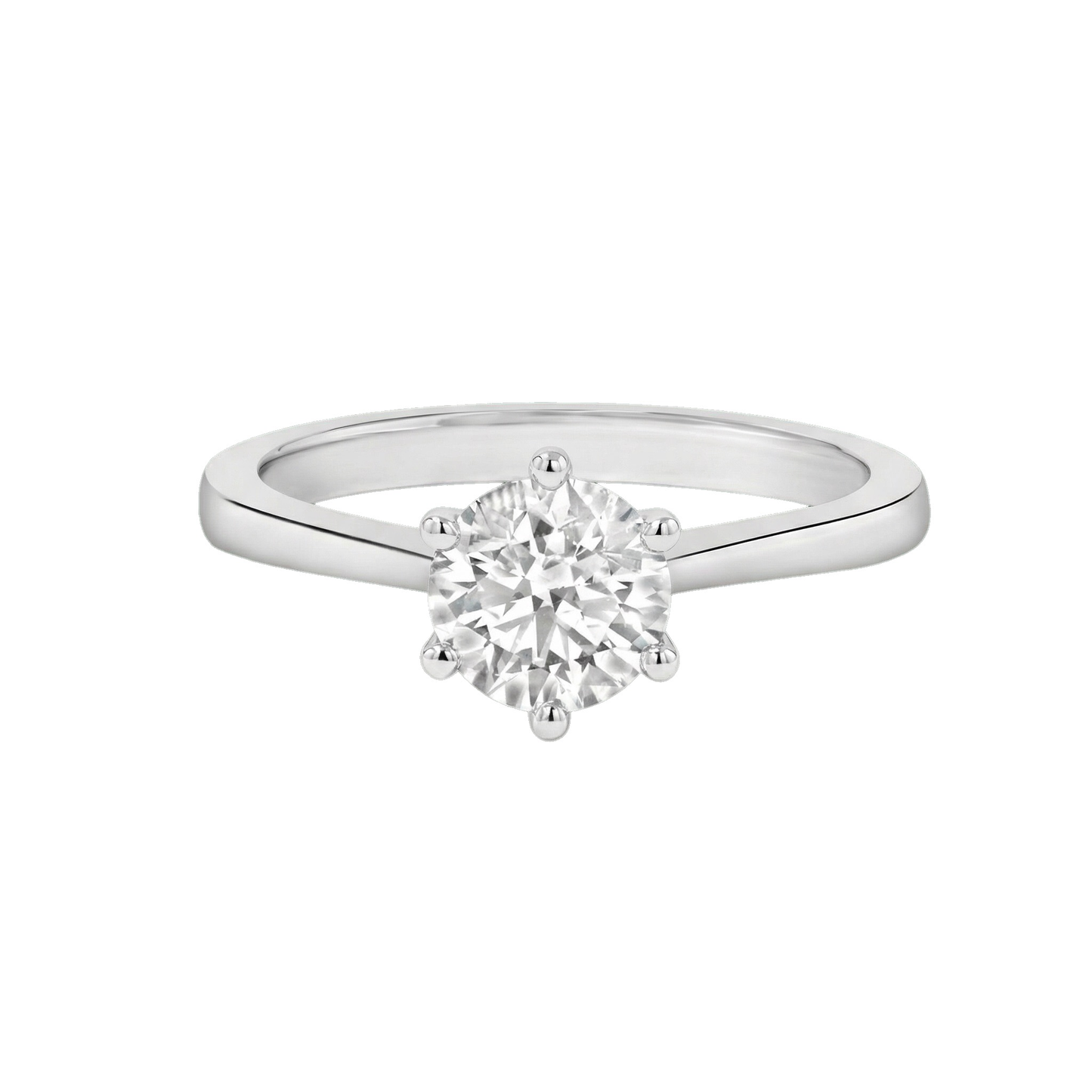 6-Prong Solitaire Diamond Ring