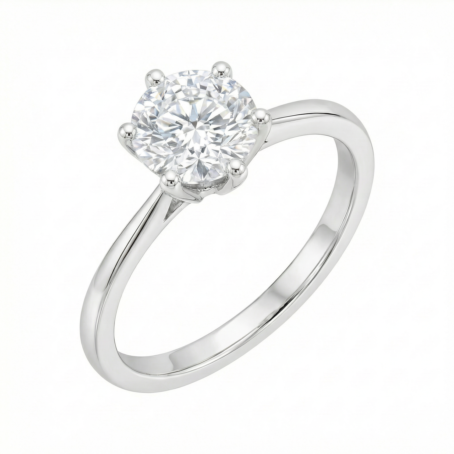 6-Prong Solitaire Diamond Ring