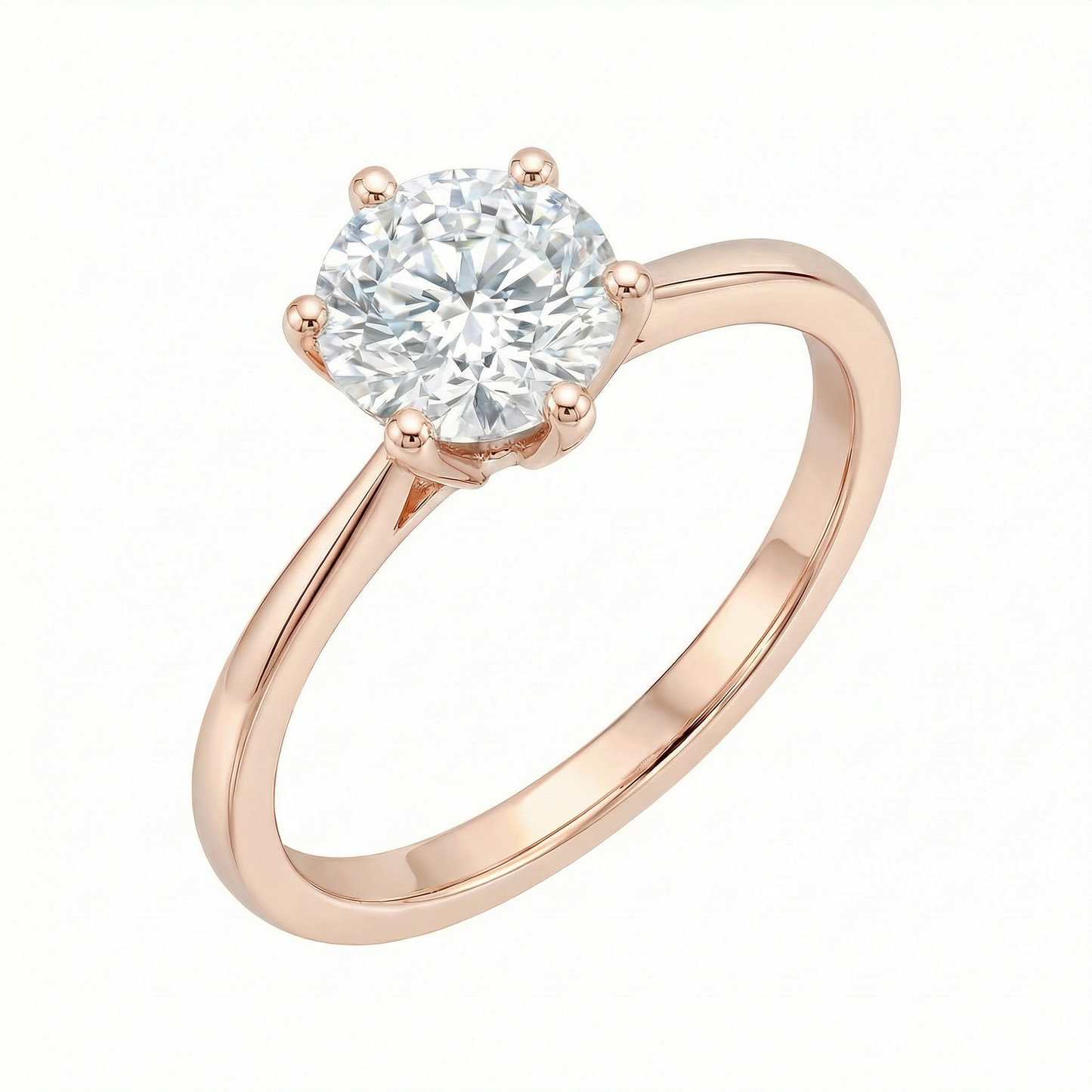 6-Prong Solitaire Diamond Ring