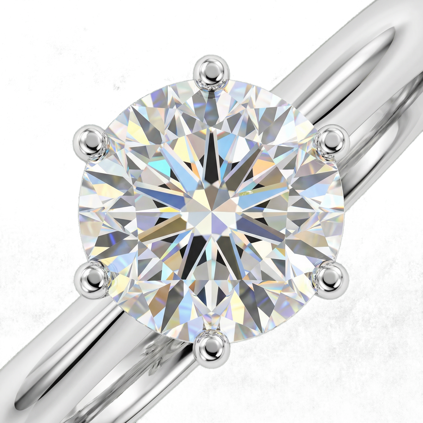 6-Prong Solitaire Diamond Ring