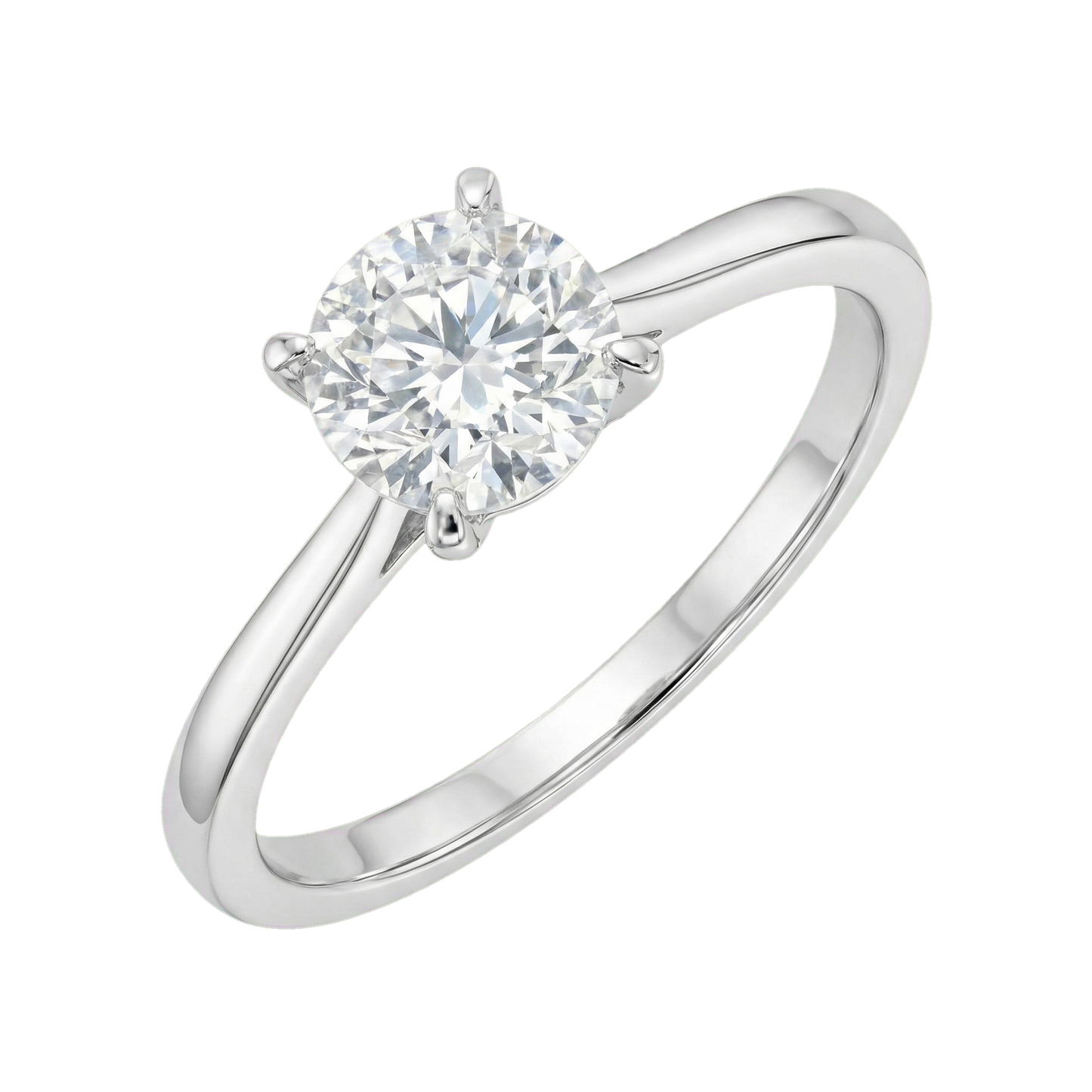 4-Prong Solitaire Diamond Ring