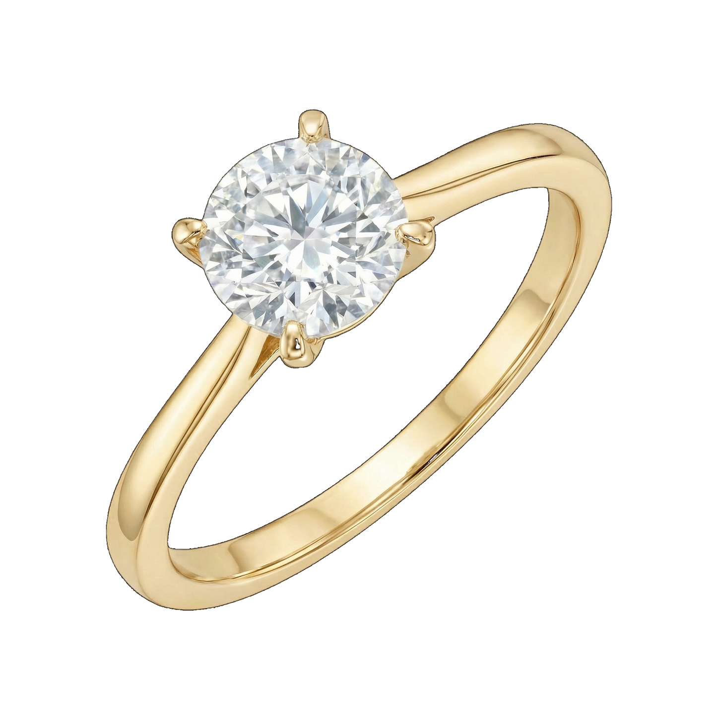 4-Prong Solitaire Diamond Ring